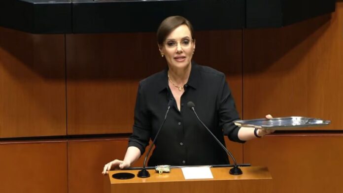 La legisladora aprovechó cuando se discutía la designación de Rogelio Granguillhome Morfin como embajador de México en Irlanda, para pedir al diplomático que no use la embajada en ese país para dar refugio a López Beltrán.