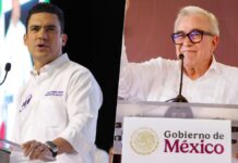 Licencia de Rubén Rocha: PAN insiste en juicio político y desaparición de poderes en Sinaloa Ante la supuesta incertidumbre en Sinaloa debido a las decisiones políticas de Rubén Rocha, el PAN exigió un juicio político en su contra, ya que “no queremos otra pausa política; queremos que las instituciones actúen”.