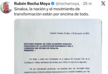 Rocha Moya vuelve a pedir licencia; ahora por tiempo indefinido La petición ocurre apenas 24 horas después de que el mandatario sinaloense anunciara su regreso a la gubernatura, luego de permanecer 112 días separado del cargo. Su reincorporación generó cuestionamientos dentro de Morena y llamados para que reconsiderara su decisión.