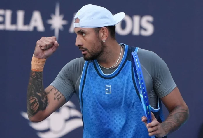 Tenista-Kyrgios El tenista, de 31 años, reconoció el resultado en su cuenta de Instagram y dijo a sus seguidores: "Quería que lo supierais primero por mí".