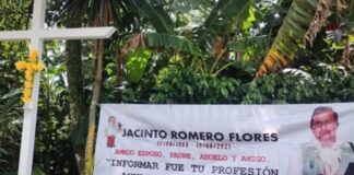 A cinco años del asesinato del periodista Jacinto Romero, familia acusa que el crimen sigue impune en Veracruz A Jacinto Romero lo asesinaron el 19 de agosto de 2021, alrededor a las 8:45 de la noche, sobre el bulevar Reforma del poblado conocido como Potrerillo, perteneciente al municipio de Ixtaczoquitlán.