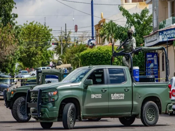Título descriptivo de la imagen Imagen de la crisis de violencia en Sinaloa con un influencer asesinado