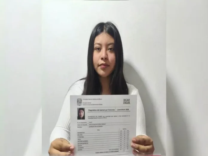 Estudiante oaxaqueña busca esclarecer su situación en el examen de control de la UNAM Estudiante oaxaqueña Brisa García busca información sobre el examen de control UNAM