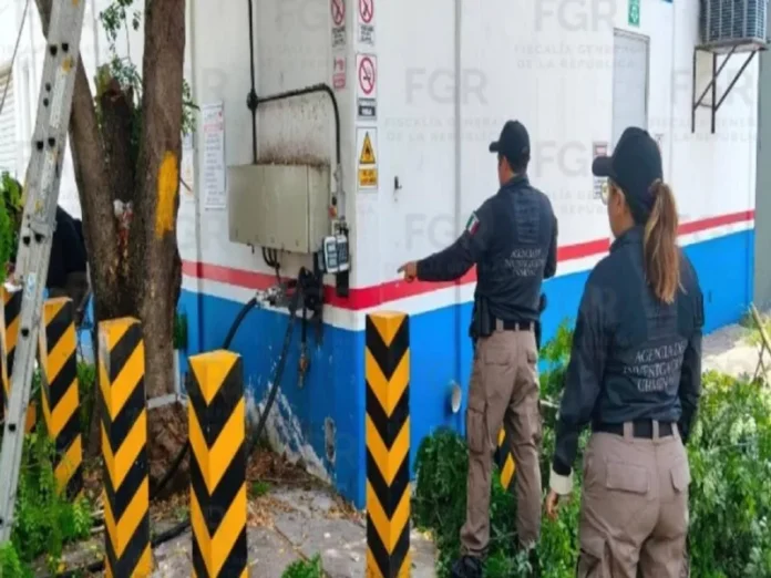 Toma clandestina de gas LP en Veracruz Gas LP asegurado en toma clandestina en Veracruz