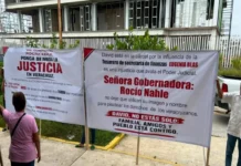 «Ponga de moda la justicia en Veracruz»: familiares de petrolero jubilado piden a Nahle detener el abuso de poder de su Tesorera Familiares de David Salazar piden justicia en Veracruz para el petrolero jubilado
