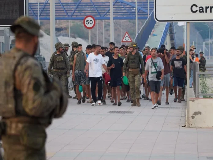 Migrantes en Ceuta en situación de emergencia