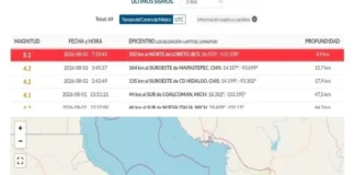 Sismo de magnitud 5.1 sacude Loreto, Baja California Sur; no se reportan daños Sismo en México: mapa de la zona afectada en Loreto, Baja California Sur