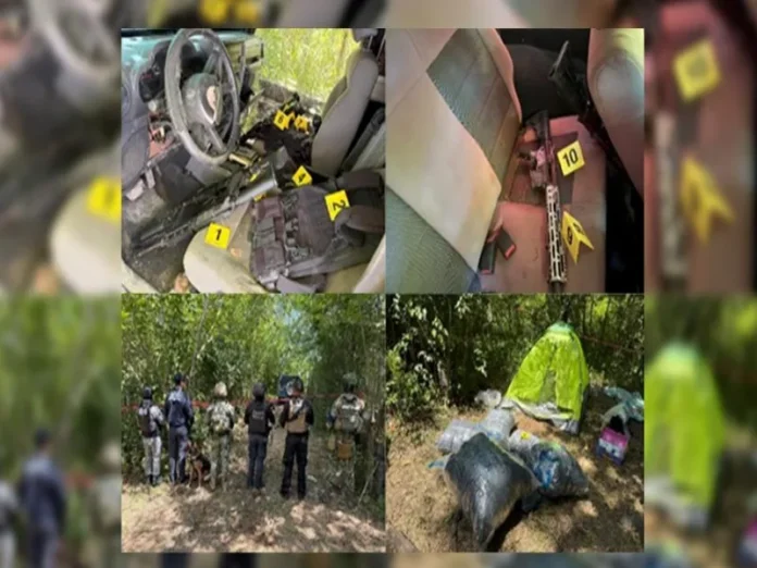 Casa de seguridad en Tempoal con 59 mil dosis de droga confiscadas Imagen de 59 mil dosis de droga y arsenal incautados en Tempoal, Veracruz