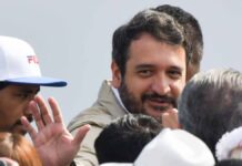 ‘Andy’ felicita a Sheinbaum por informe de Gobierno: ‘México es y siempre será un país libre’ Andrés ‘Andy’ Manuel López Beltrán reconoció el discurso de la presidenta Claudia Sheinbaum con motivo de su segundo informe de gobierno, en el que la mandataria defendió la soberanía nacional.