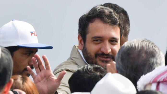 Andy-Claudia Andrés ‘Andy’ Manuel López Beltrán reconoció el discurso de la presidenta Claudia Sheinbaum con motivo de su segundo informe de gobierno, en el que la mandataria defendió la soberanía nacional.
