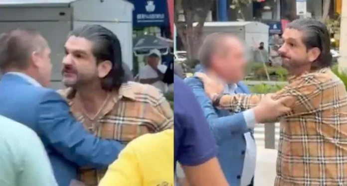 Abogado del Mayo en medio de la trifulca en Polanco Abogado del Mayo protagoniza la pelea en Polanco