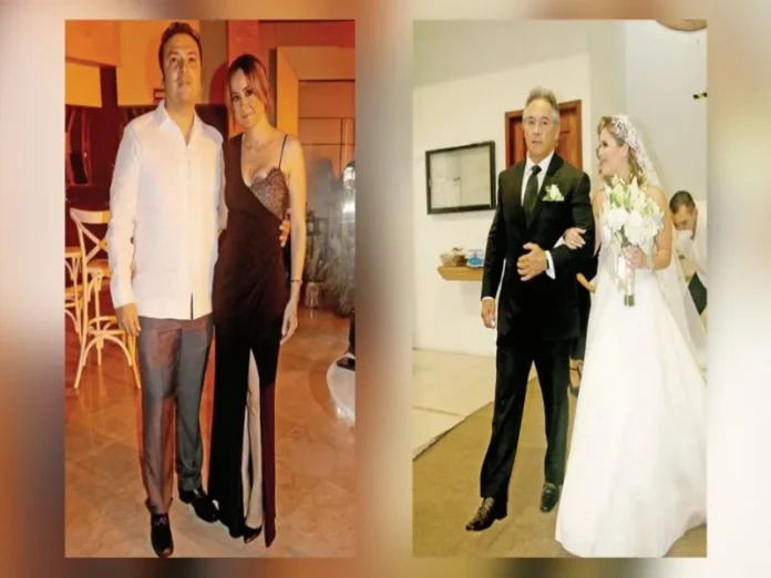 Amílcar Olán en la boda de la hija de Hernán Bermúdez en Tabasco Imagen de Amílcar Olán boda en Tabasco con invitados destacados