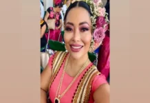 Asesinan a ex candidata del PVEM, Amy Navarrete, durante evento festivo en Oaxaca Fotografía del asesinato Amy Navarrete en Paso Guayabo, Oaxaca