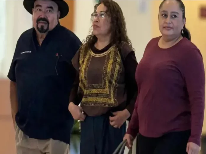 Personal de salud en el Centro Estatal de Cancerología durante el brote de sarampión Imagen del brote de sarampión en el CECAN de Veracruz con personal médico