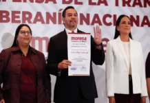 Cruz Pérez Cuéllar es nombrado coordinador de la 4T en Chihuahua; Andrea Chávez se queda en el camino Imagen de Cruz Pérez Cuéllar como nuevo coordinador 4T en Chihuahua