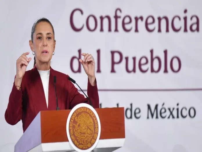 Sheinbaum niega dedazo en Morena durante conferencia Sheinbaum niega dedazo en Morena en su declaración pública