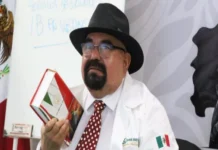 Senador de Morena critica al delegado del IMSS-Bienestar en Veracruz «no sirve» Imagen del delegado del IMSS-Bienestar en Veracruz durante la polémica