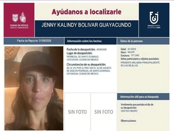 Rescate de la estudiante ecuatoriana Jenny Kalindy en Tlalpan Imagen del rescate de la desaparición estudiante ecuatoriana en CDMX