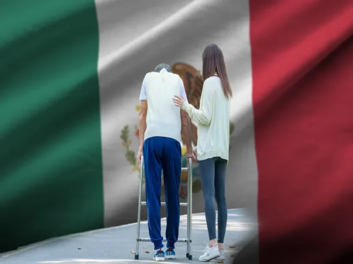 Gráfica de la edad mediana en México 2020-2025 Gráfica que muestra la edad mediana México aumentando a 32 años