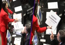 Senadora del PRI confronta a Enrique Inzunza: «Llevaba todos los acuerdos con el Cártel de Sinaloa» Imagen de Enrique Inzunza durante la confrontación en el Senado