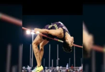 Erick Portillo ganó el tercer lugar en el salto de altura del Ultimate Championship de Budapest Erick Portillo salto en el Ultimate Championship de Budapest