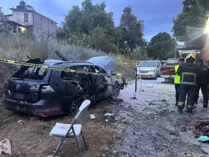 Explosión de cohetones en Cuautitlán Izcalli Imagen de la explosión de cohetones que dejó un muerto y diez heridos en Cuautitlán Izcalli