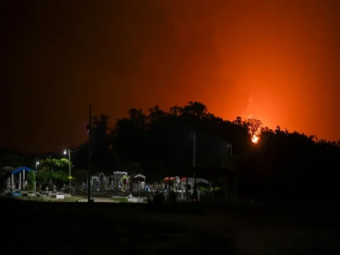 Explosión en la planta de sal de Jáltipan Imagen de la explosión planta de sal en Jáltipan, Veracruz