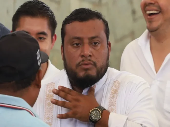 Imagen del ex alcalde de Juchitán detenido por extorsión agravada
