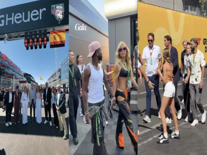 Gran Premio España en el nuevo circuito Madrig Imagen del Gran Premio España con presencia de la realeza y futbolistas