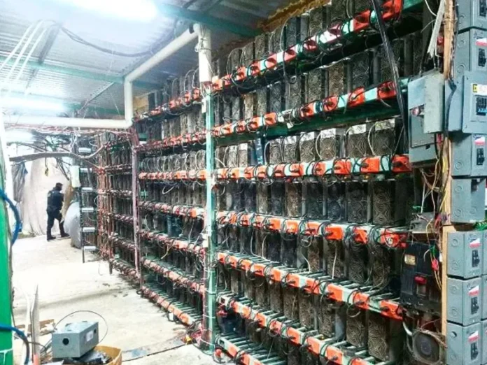 Operativo contra granjas clandestinas criptomonedas en Puebla Imagen del operativo contra granjas clandestinas criptomonedas en Puebla