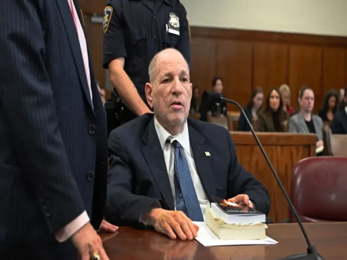 Harvey Weinstein en la audiencia de su condena Imagen del momento en que Harvey Weinstein fue condenado por agresión sexual