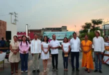 Cosoleacaque comparte su historia, cultura y tradición en Cárdenas, Tabasco Imagen de la historia Cosoleacaque durante el encuentro cultural