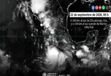 Huracán ‘Polo’ se intensificó ya a categoría 5, la más alta en la escala de medición Imagen del huracán Polo en categoría 5 sobre el Pacífico mexicano
