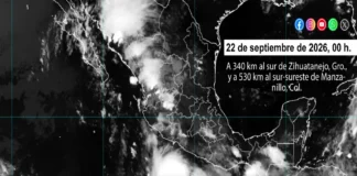 Huracán ‘Polo’ se intensificó ya a categoría 5, la más alta en la escala de medición Imagen del huracán Polo en categoría 5 sobre el Pacífico mexicano