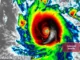 «Polo» se mantiene como huracán categoría 5; entre sábado y domingo se acercaría a BC ya en nivel 3 Imagen del huracán Polo acercándose a la costa del Pacífico