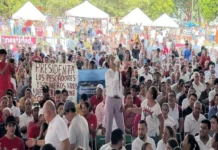 Sheinbaum finaliza gira del Informe por los estados: ausencias, abucheos y discursos contra la «injerencia extranjera» Sheinbaum señalando la injerencia extranjera en su discurso