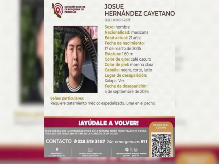Hallazgo del cuerpo de Josué Hernández desaparecido en Xalapa Imagen del hallazgo de Josué Hernández desaparecido