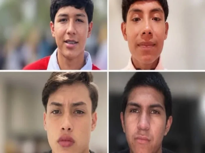 Cuatro jóvenes desaparecidos en Zapopan durante la noche del 14 de septiembre Imagen de los jóvenes desaparecidos Zapopan bajo investigación