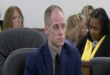 Expastor que concursó en «American Idol» va a juicio por el asesinato de su esposa Imagen del juicio Caleb Flynn en la corte de Ohio