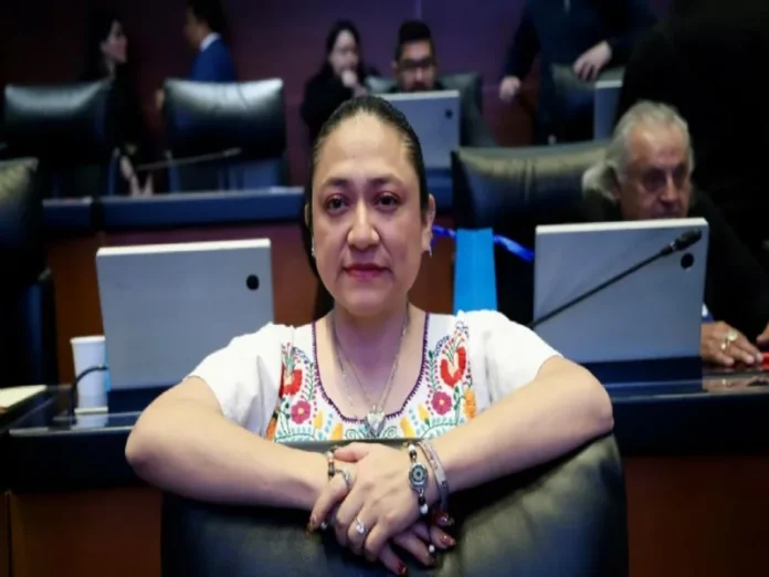 Senadora Karina Ruiz recibe licencia en EE.UU. Karina Ruiz licencia concedida por el Senado mientras está en EE.UU.