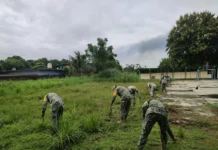 Ejército Mexicano realiza actividades de labor social en la Escuela Secundaria «Emiliano Zapata» Labor social ejército en la escuela secundaria Emiliano Zapata