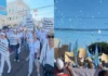 «Sinaloa ponte de pie»: cientos de ciudadanos salen a las calles de Culiacán para exigir paz Manifestantes participando en la Marcha de la paz en Culiacán