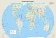 Asamblea General de la ONU respalda nuevo mapa mundial que muestra mejor el tamaño de África Imagen del nuevo mapa África presentado en la resolución de la ONU