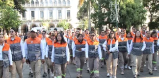 Protección Civil no puede limitarse a reaccionar ante emergencias: Osorno Imagen de la secretaria hablando sobre Protección Civil Veracruz en Veracruz