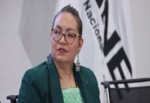 Renuncia integrante del club Taddei: Arlett Espino deja el cargo de secretaria ejecutiva del INE Imagen de la renuncia Claudia Espino del INE