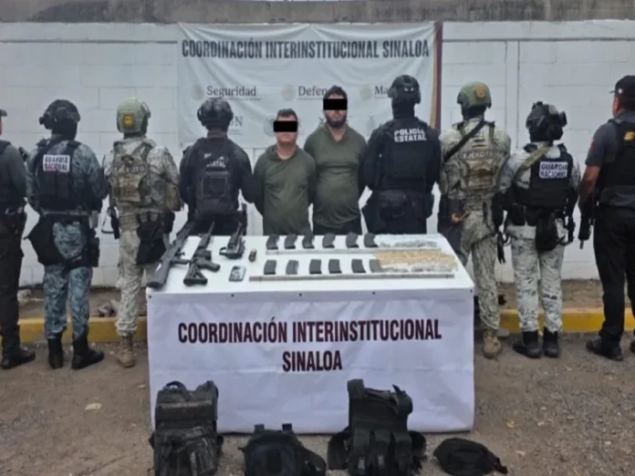 Detención de presuntos de Los Chapitos en Sinaloa Operativo contra secuestró mineros Sinaloa por autoridades mexicanas