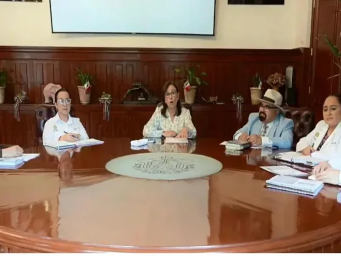 Gobernadora Nahle con los sobrinos de López Obrador