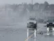 Tormenta en el noreste de EE.UU deja al menos un muerto y más de 100 mil usuarios sin suministro eléctrico Imagen de la tormenta noreste EE.UU afectando la región