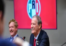 «Alito» recibe al expresidente de la República Vicente Fox en la sede del PRI; dialogan sobre unir fuerzas Vicente Fox PRI en encuentro con Alito Moreno