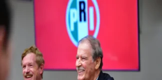«Alito» recibe al expresidente de la República Vicente Fox en la sede del PRI; dialogan sobre unir fuerzas Vicente Fox PRI en encuentro con Alito Moreno